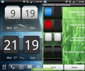 Sense Analog Clock Widget Dark & MIUI Digital Weather Clock