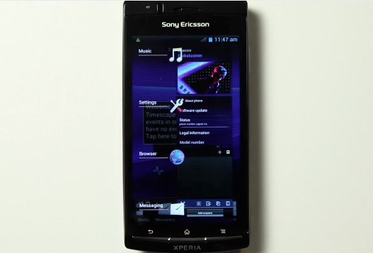 Sony Ericsson Xperia ICS