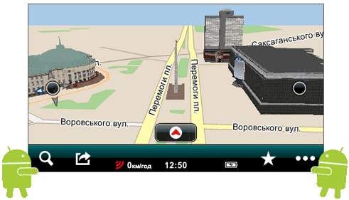 Mireo DON’T PANIC: GPS-навигация для ОС Android